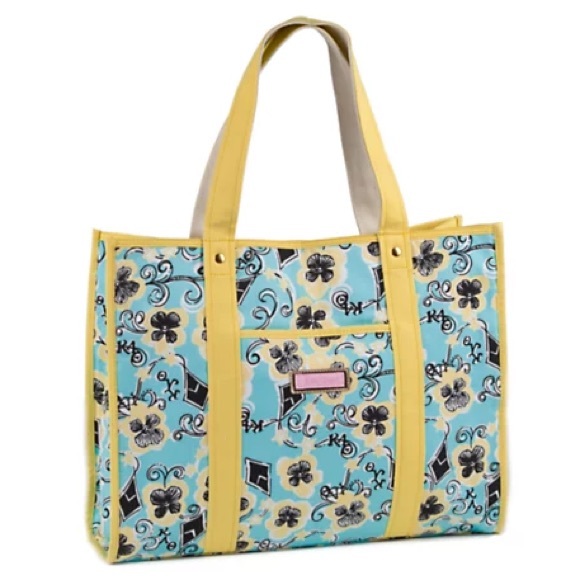 LAST CHANCE: Kappa Alpha Theta (KAO) print Lilly Pulitzer bag - Picture 1 of 10